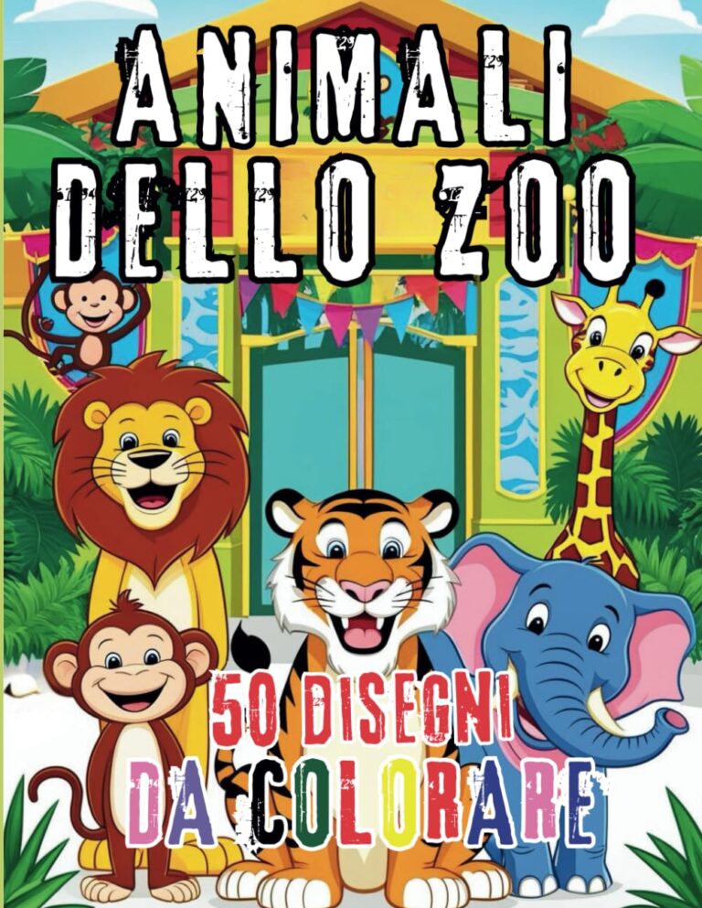 Globus Edizioni - Animali dello Zoo libro da colorare