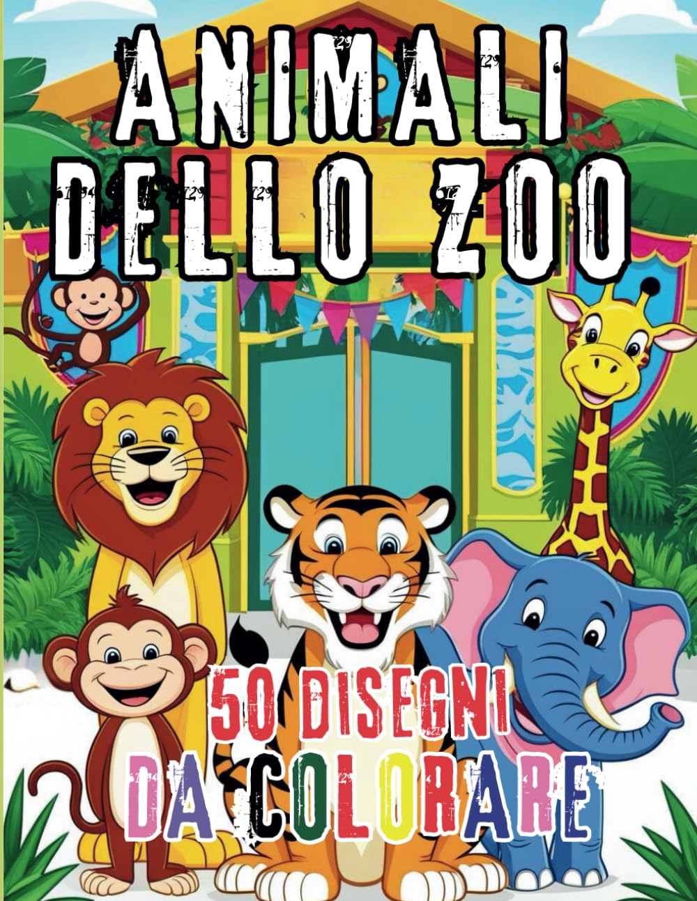 Globus Edizioni - Animali dello Zoo libro da colorare