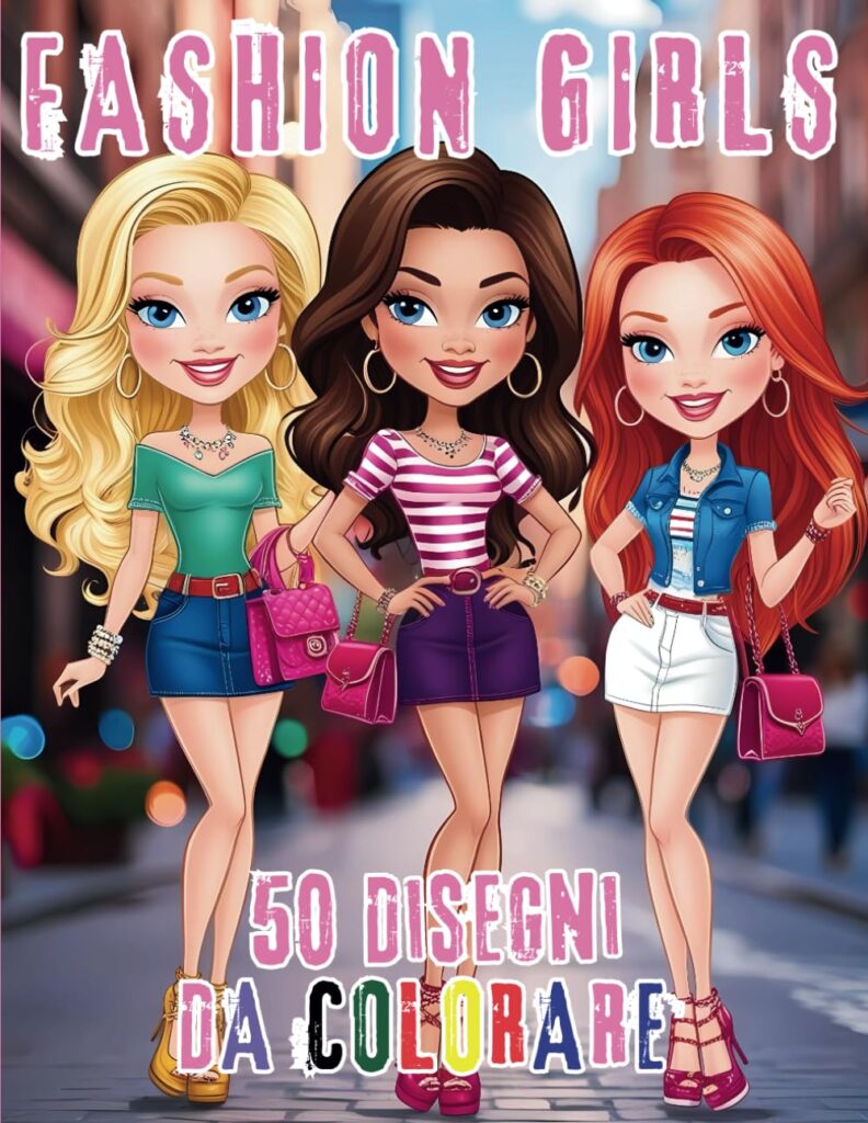 Globus Edizioni - Fashion Girl libro da colorare